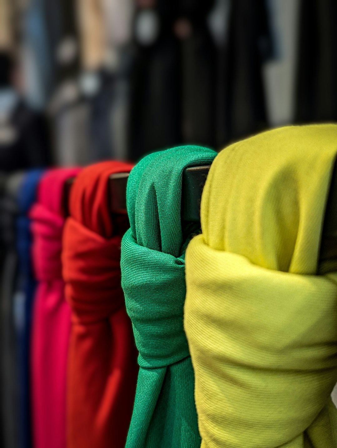 Fabric choices at a local Tailors
