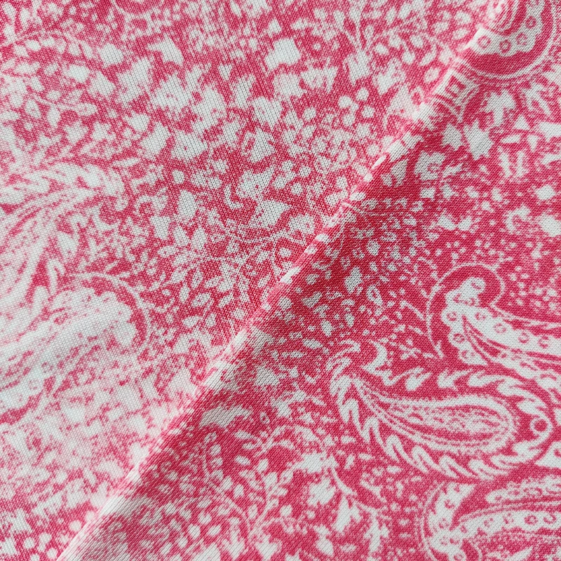 100% Viscose Twisted Stretch Jersey Fabric - fabric detail view 5 for B2B apparel sourcing