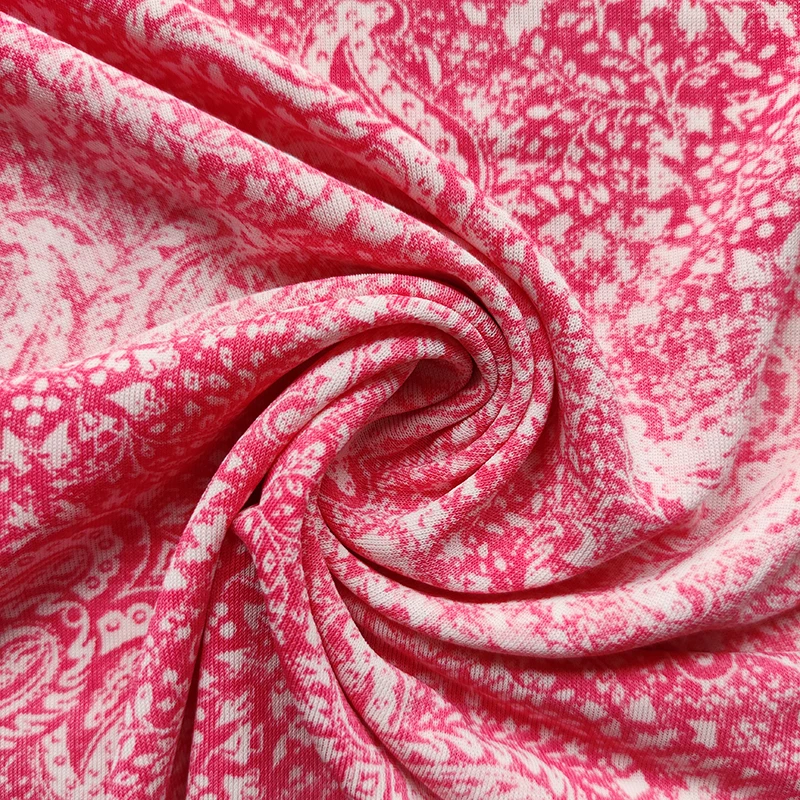100% Viscose Twisted Stretch Jersey Fabric - main fabric view for B2B apparel sourcing