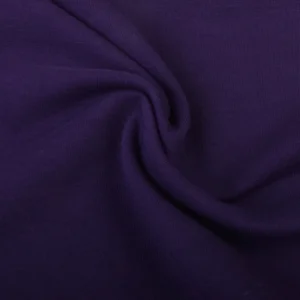 Heavy Cotton Modal Spandex Knitted French Terry Crystal Fabric for Women’s 290GSM 165CM Width
