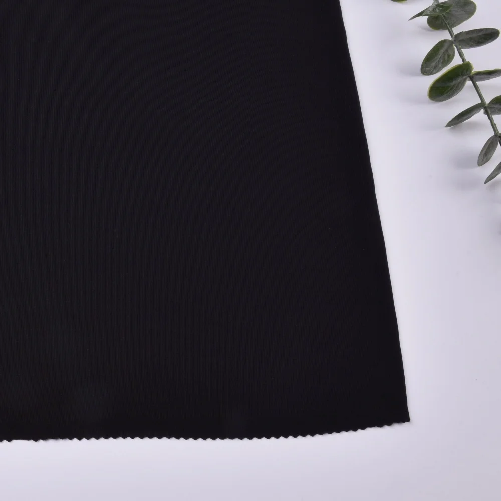 95% Viscose 5% Spandex Single Jersey Knit Fabric 160GSM - fabric detail view 2 for B2B apparel sourcing